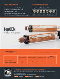 TopCEM نشرة أسمنت راتنج مزدوجة العلاج