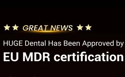حصلت HUGE Dental على شهادة EU-MDR!